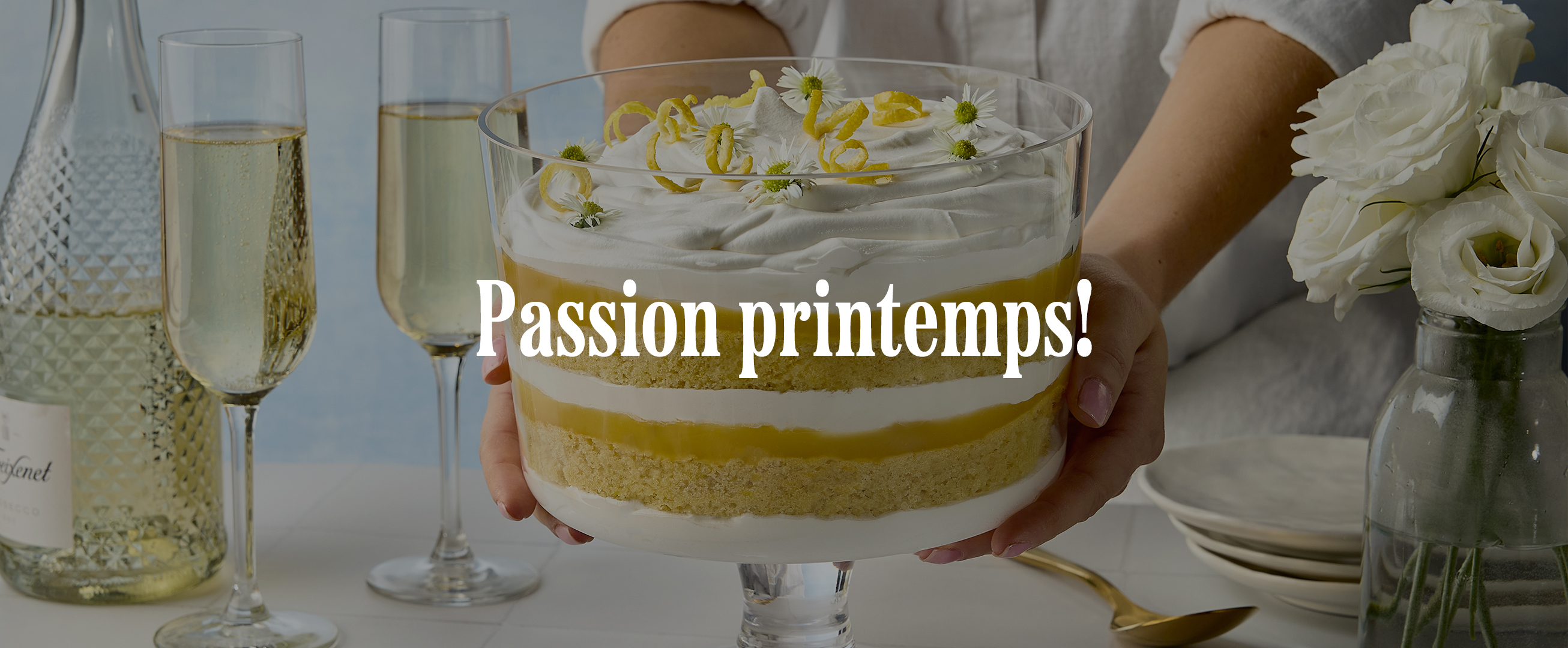 Bagatelle au citron et à la fleur de sureau