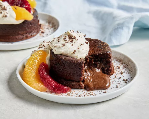 Gâteaux au chocolat aux cœurs fondants