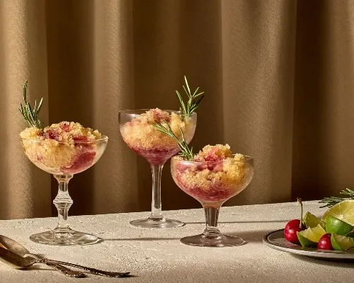 Slush thé, cerises, lime et romarin